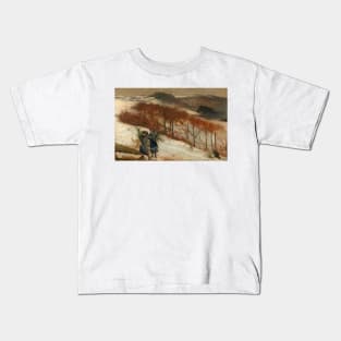 Landschaft im Wienerwald by Lawrence Alma-Tadema Kids T-Shirt